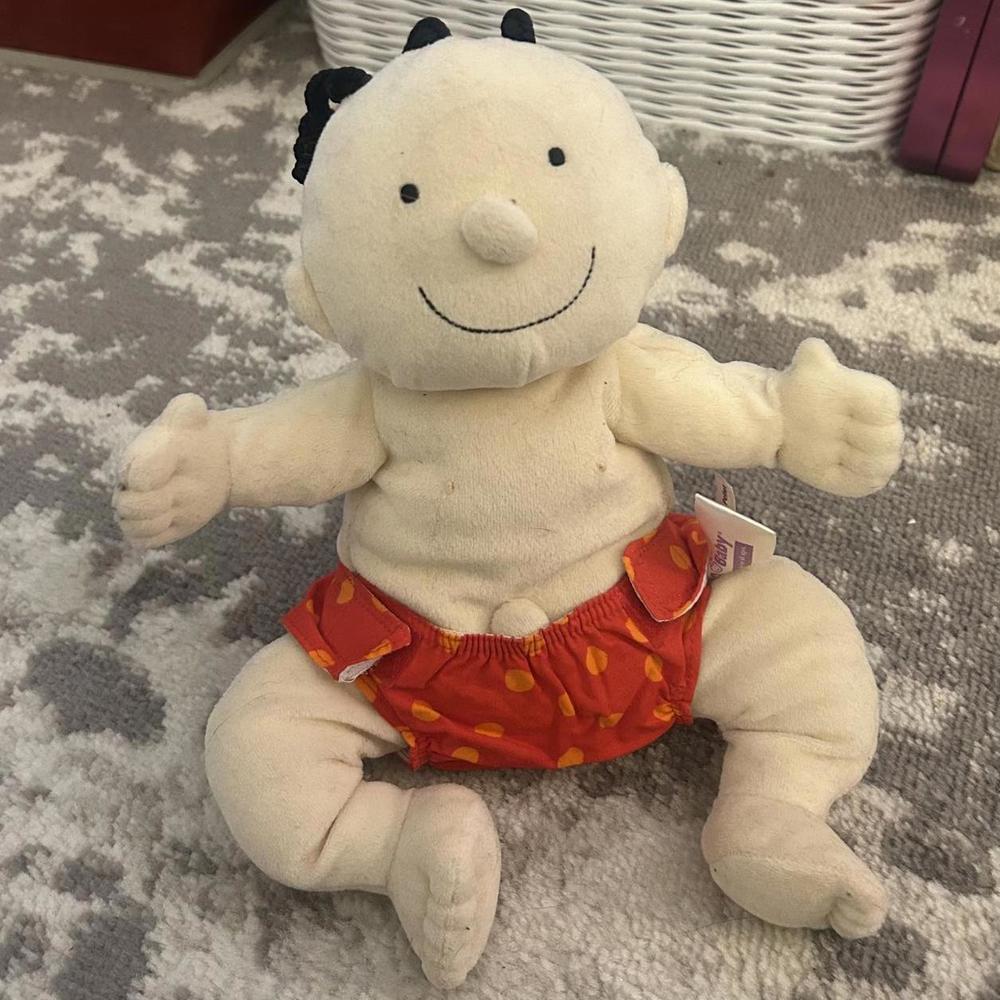 Small World Toys Soft Plush Caucasian Baby